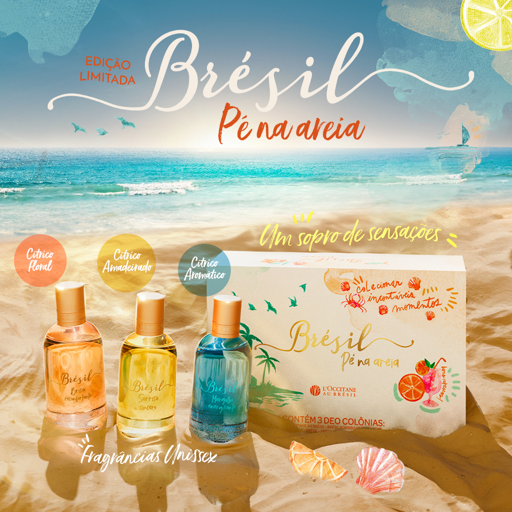Kit Brésil Pé na Areia Edt - 3un x 30ml, ,  large image number 2